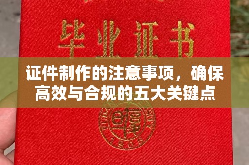 营口证件制作的注意事项，确保高效与合规的五大关键点