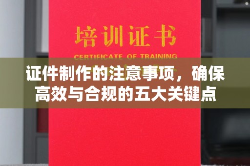 营口证件制作的注意事项，确保高效与合规的五大关键点