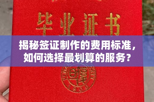 营口揭秘签证制作的费用标准，如何选择最划算的服务？