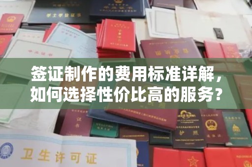 营口签证制作的费用标准详解，如何选择性价比高的服务？
